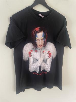 Винтажная футболка Marilyn Manson Omega And The Mechanical Animals Размер M