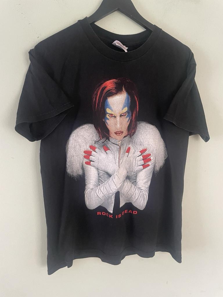 Винтажная футболка Marilyn Manson Omega And The Mechanical Animals Размер M