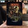 Tin Sign Horror Has Found A New Home Metal Vintage Rust Look Wall Decor   Haunted House Poster for Halloween Party Bar Garage Ma