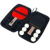 EVA Ping Pong Paddle Case Black Grey Hard Shell Storage Bag  Ping Pong Paddle
