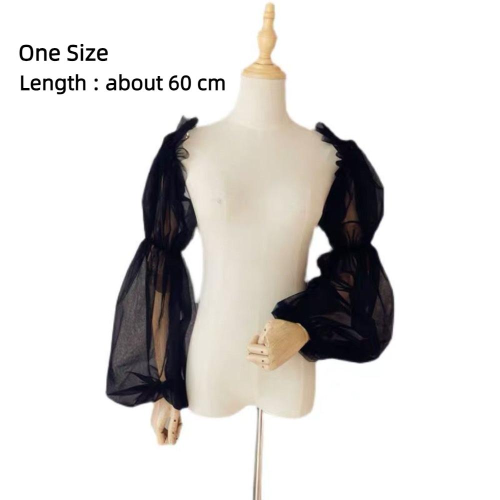 1 пара тонких рукавов-фонариков, дышащие сетчатые рукава, свадебные нарукавники для женщин