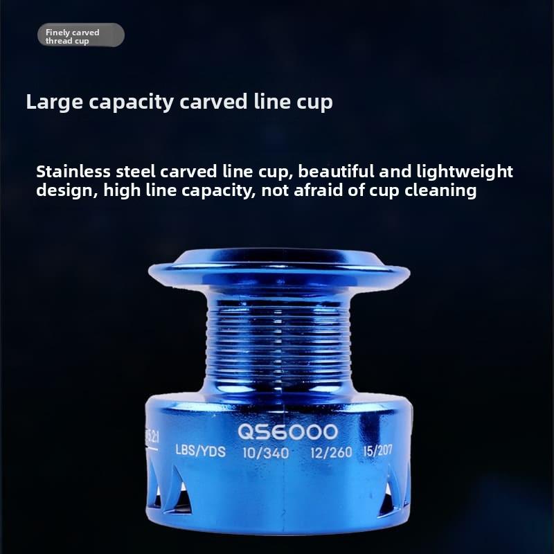 Спиннинговая катушка с высоким передаточным числом и плавной системой подшипников, подходит для морской и пресноводной ловли, байткастинговые катушки с высоким усилием разгрузки