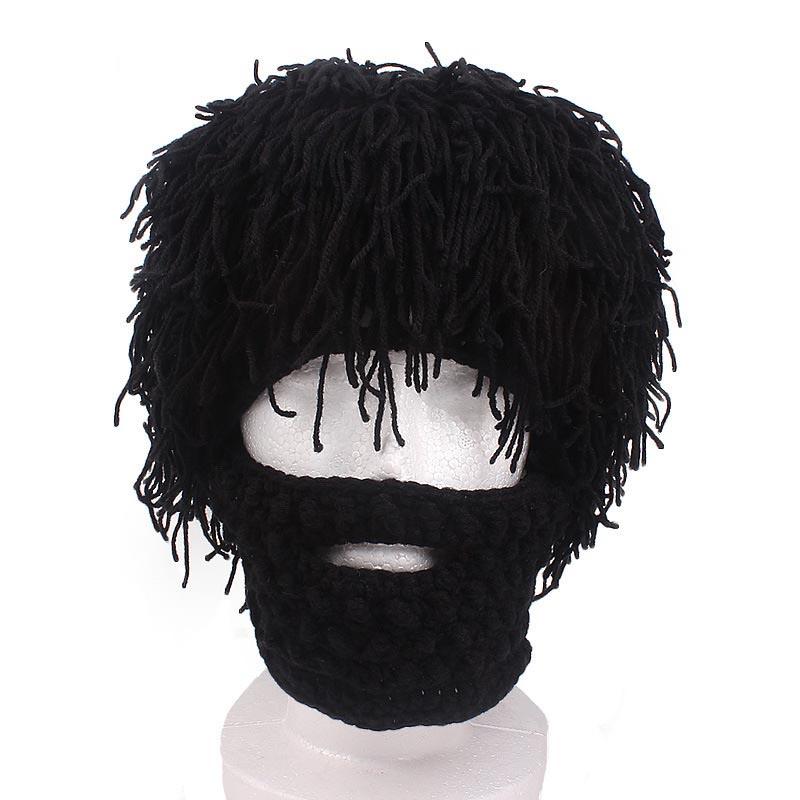 Quality Mens Wig Beard Hats Beanies For Warmth And Style In Any Winter Activity**