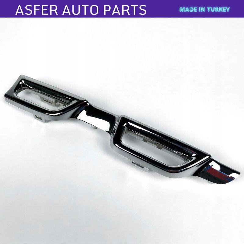 Хромированная накладка на переднюю решетку радиатора, верхняя левая, для Duster Mk1 2013-2017 OEM 623840543R