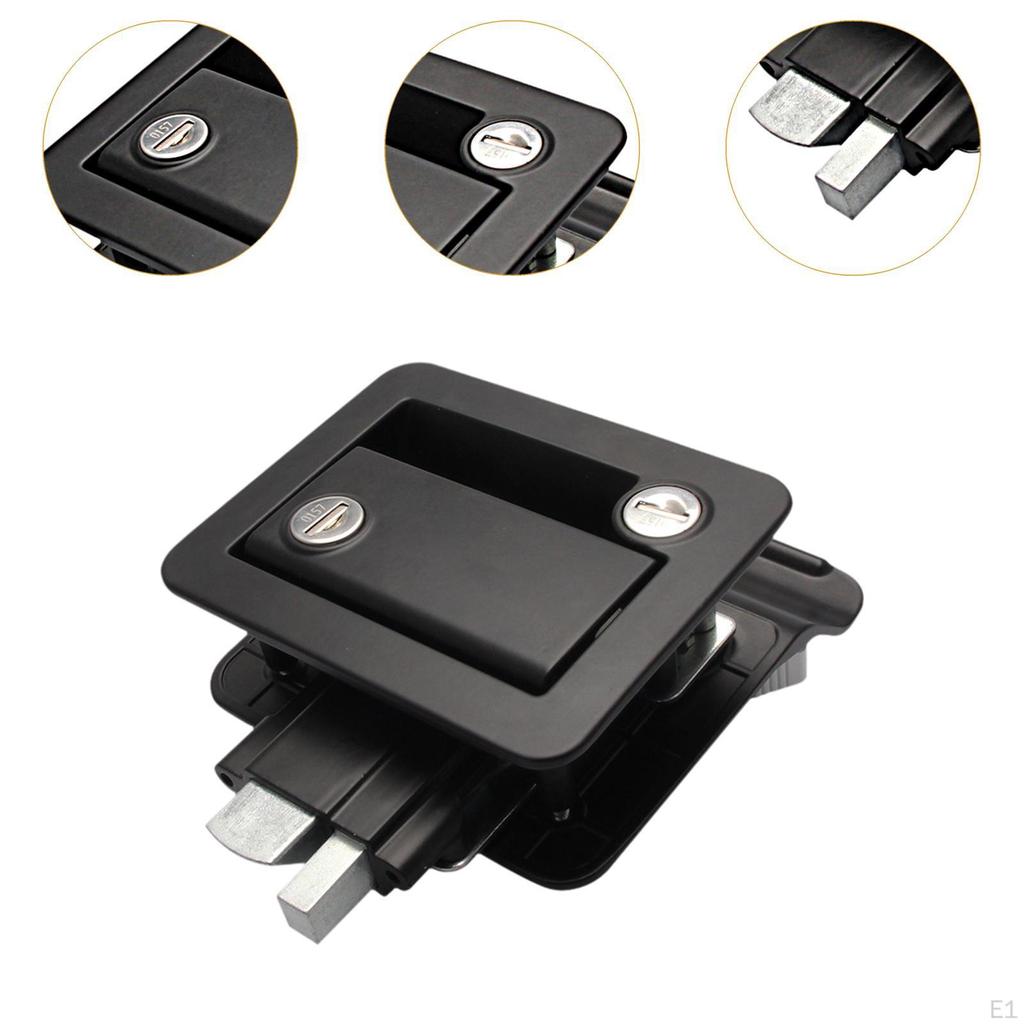 Дверной замок для автофургона с защелкой Входная защелка Простая установка Аксессуары для путешествий с ключами Замена запасных частей