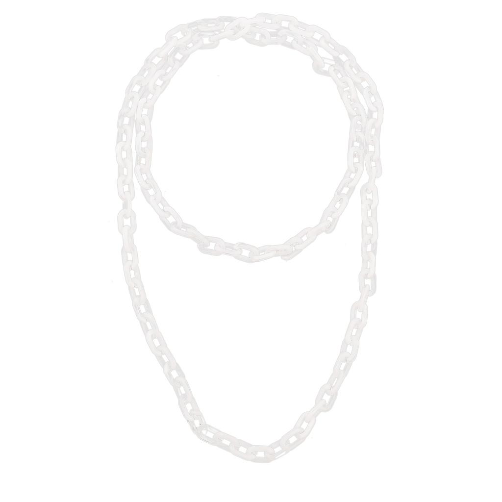 Ожерелье для женщин Аксессуарыins Двухслойная цепочка для свитера Длинный крест Персонализированное акриловое ожерелье Ювелирные изделия Красивое элегантное ожерелье для нее