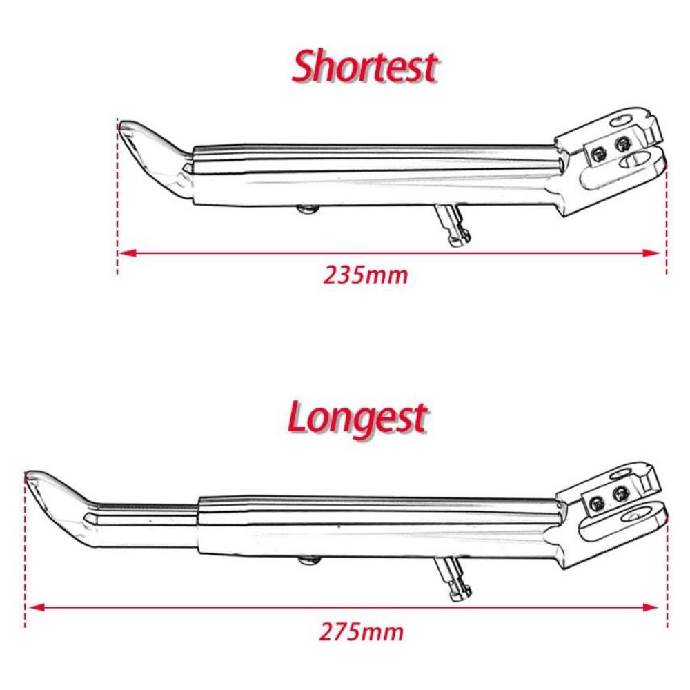 Регулируемая алюминиевая стойка CNC для Suzuki GSXR 1000 2009-2014 Черная