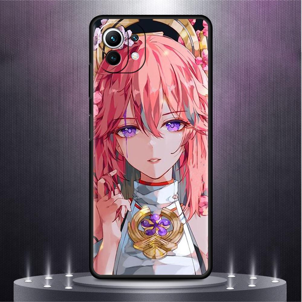 Чехол для Xiaomi Mi Poco X3 X4 NFC M3 Mi 11 11T 10 T 9T 12 9 10T Lite, силиконовый чехол на заднюю панель телефона Genshin Impact Raiden Shogun Baal