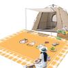 Водонепроницаемый утолщенный коврик для пикника: Портативный влагостойкий коврик для кемпинга и палатки
