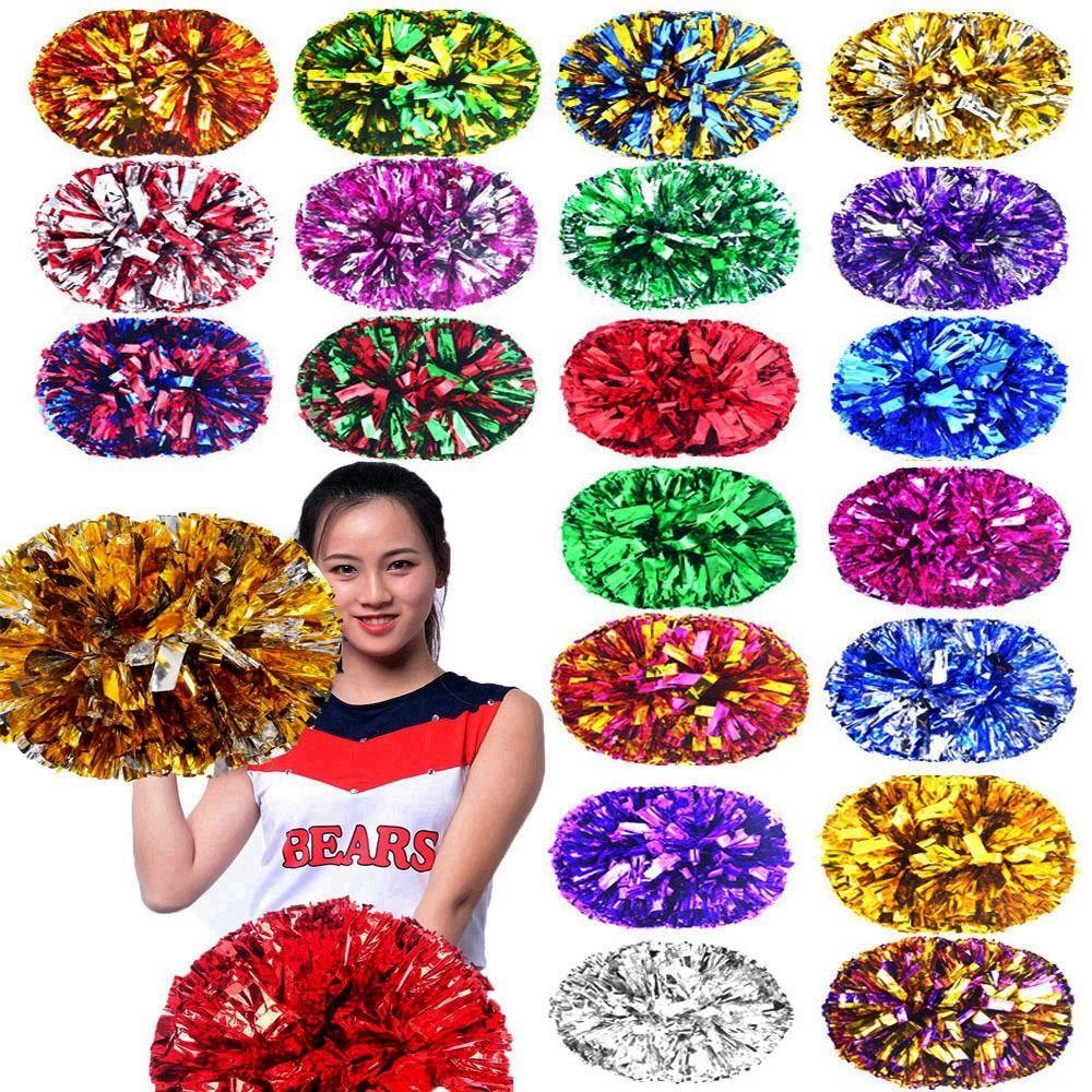 Fancy Cheerleading Cheering Ball Dance Party Decorator Cheerleader Pom Poms Club Sport Supplies