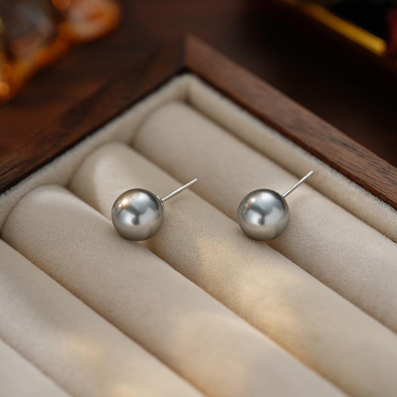 Серьги с жемчугом, минималистичные, литературные, геометрические, легкие, роскошные серьги разных размеров