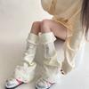 Keep Warm Leg Warmer Loose Knee Socks Cute Foot Cover for Autumn Winter
