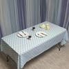 Concise Style Eye-catching Tablecloth PEVA Creative Chessboard Pattern Table Cover for Home