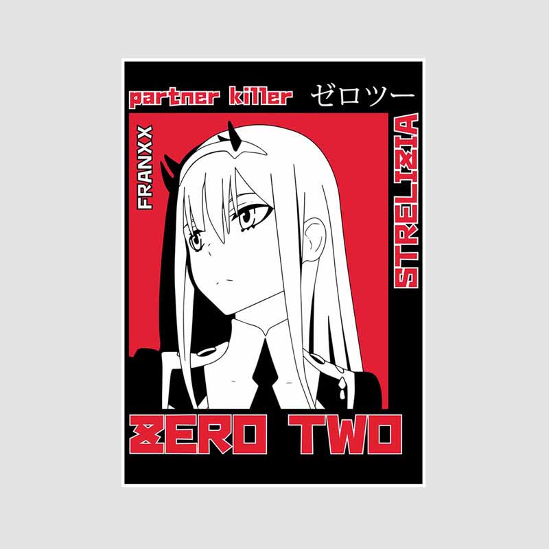 Белая книга Аниме Плакаты Художественная живопись Классика Аниме Darling in The Franxx Плакат Домашний декор Фреска Гостиная Украшения Принты Картины Подарки