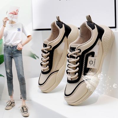 Белые туфли для женщин, новые летние студенческие универсальные повседневные кроссовки в корейском стиле Ins, модные туфли на толстой подошве W003