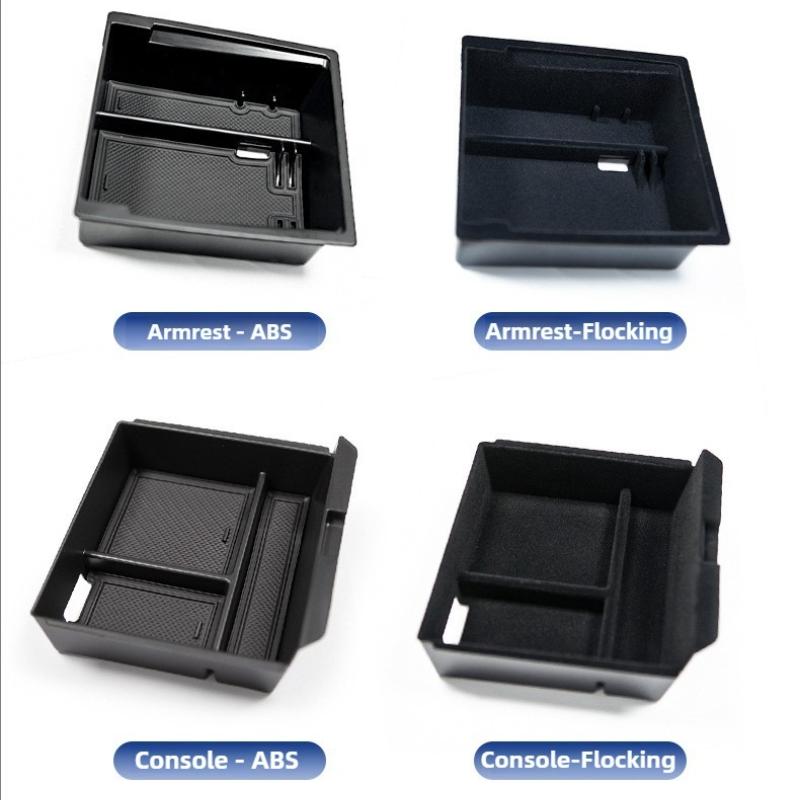 For Tesla New Model Y Juniper 2025 Model 3 Highland 2024 Storage Box Center Armrest Hidden Box Cup Holder Organizer Accessories