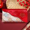 New Year Blessing Words Brocade Red Envelope Brocade Cloth Tassel Cloth Money Pocket HongBao Spring Festival New Year Money Bag
