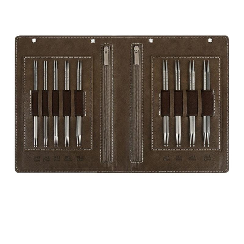 Набор шестигранных и круглых спиц из нержавеющей стали для шитья и вязания, съемный, в форме капли, для любителей рукоделия