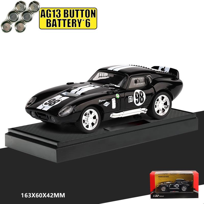 1:32 Shelby Cobra Daytona Coupe #98 Ливрея гоночная Издание Сплав Металл Литая модель автомобиля Домашний декор Коллекционные предметы Хобби Подарки