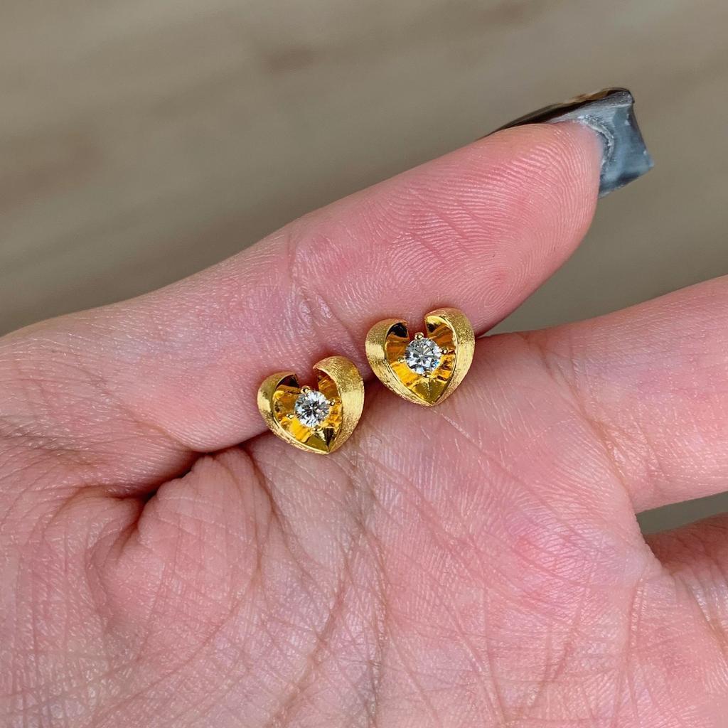 Горячая распродажа флэш-алмазные плавающие серьги-сердечки корейский стиль прохладное ощущение легкая роскошь высококачественный нишевый нишевый