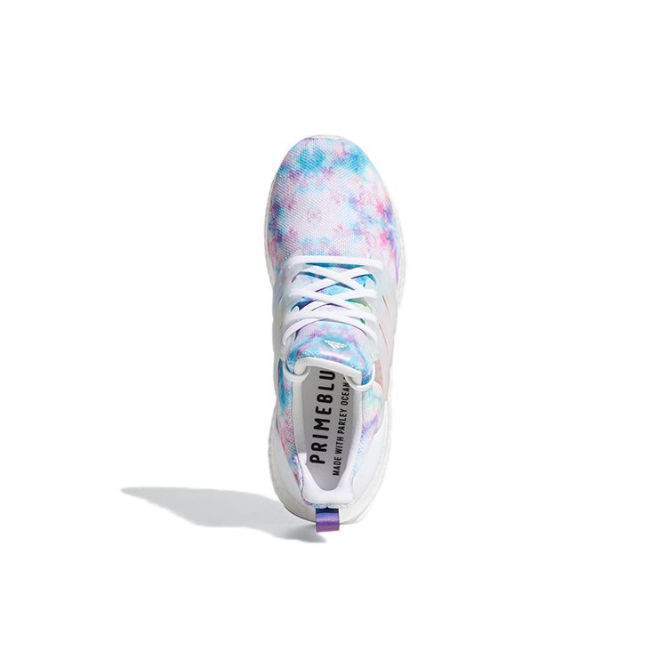 adidas Женские кроссовки UltraBoost 4.0 DNA Tie-Dye, разноцветные, облачно-белые, с розовым оттенком, GZ7098