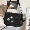 Canvas Bag Women's Large Capacity Postman Bag Women's Male Student One Shoulder Crossbody Bag