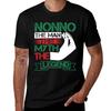 Men's Nonno The Man, The Myth, The Legend - Nonno T T-Shirt Man T Shirt Luxury T Shirt Man Plain Mens Graphic Shirts T-Shirt
