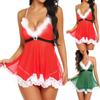 Women's Sexy Pajamas Santa Claus Character Pajamas Underwear Set Doll Lace Pajamas