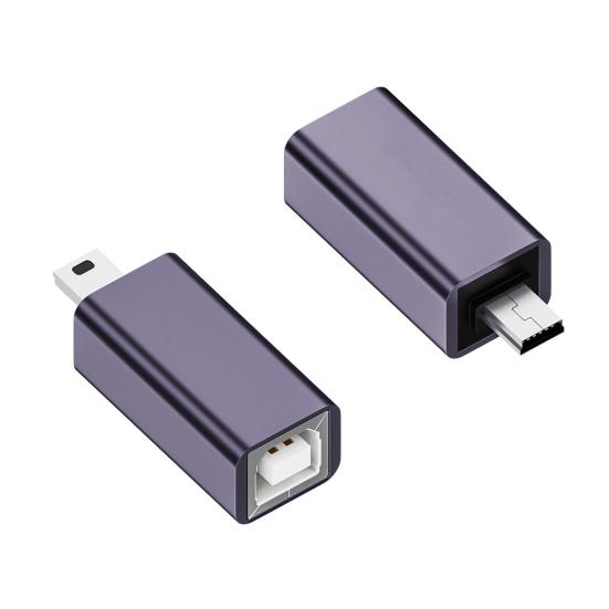 Female Piano Drum Printer Adapter to Type-C/Micro/Mini Male Phone Computer Electronic 480Mbps USB2.0 Convertor