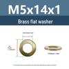Yigu Durable Brass Flat Washers: M2-M12 Screws