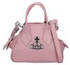 Vivienne Westwood PU Grain Mini Yasmine Shoulder Bag In Pink Grain (5C010006W S000D) (PU G402)