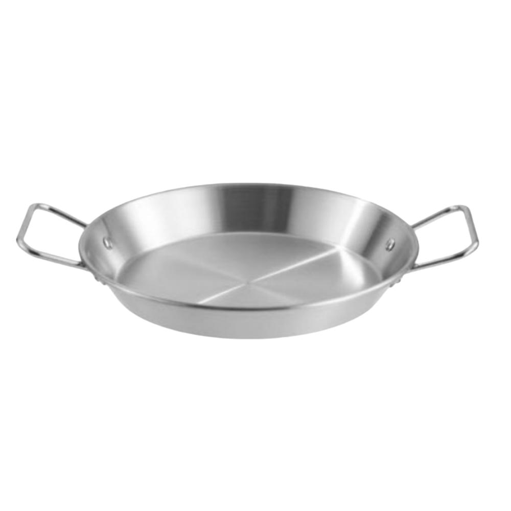 18/20/22/24cm Seafood Plate Nonstick Surface Dual Loop Handle Frying Pan Uniform Heat Transfer Flat Bottom Food Tray