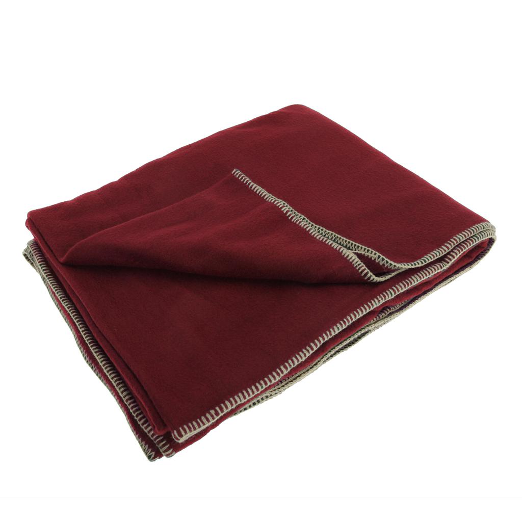 Result Plain Warm Outdoor Fleece Blanket (330gsm) (Pack of 2)