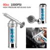 High Pressure Auto Accessories Mini Grease Gun Oiler Hand Tool 80cc Capacity Machine Handheld Alloy 1000PSI Output Pressure Oiler