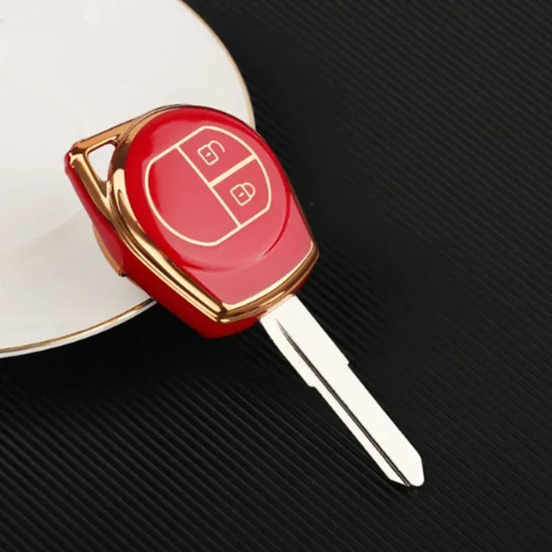 Car Key Case Cover Shell Fob for Suzuki Swift Grand Liana SX4 Window Vitara Amagatarai Car Keychain Accessories TPU