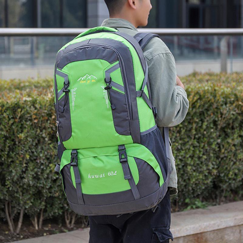 60L Large-capacity Mountaineering Backpack Outdoor Hiking Bag Sports Leisure Travel Bag