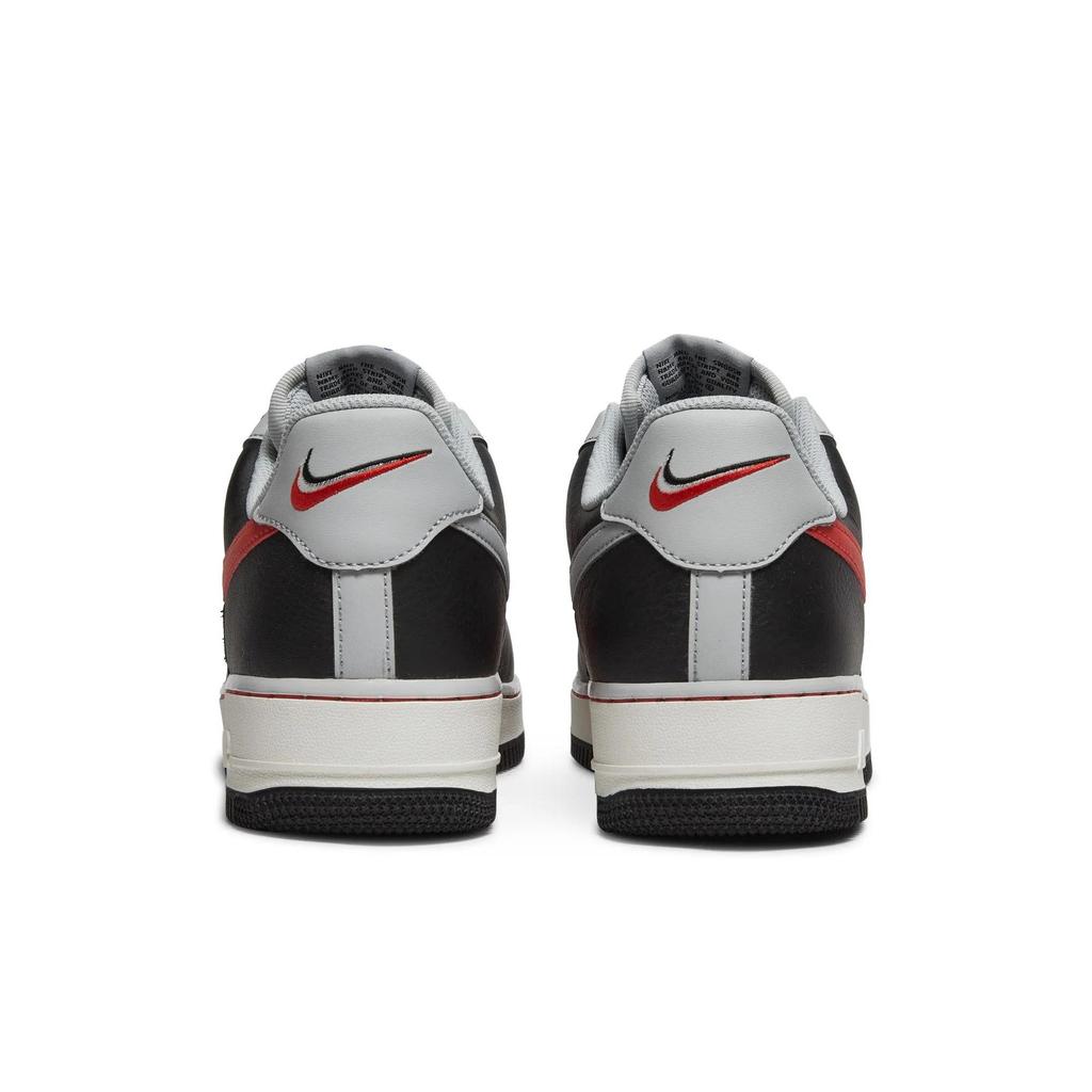 Nike Air Force 1 '07 LV8 '75th Anniversary - Trail Blazers' (Unisex) Black / Grey / Sail / Chile Red Skate Shoes DC8874 001
