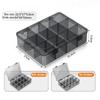 9-24 Grids Parts Box Plastic Parts Compartment Box Multifunctional Tool Storage Box