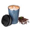 OCTERR Vacuum Insulated Stainless Steel Mug with Perfect for Direct Drip and Gifts Lid, Travel, Coffee, (Grayish Blue, 380ml)
