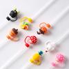 Silicone Sealing Straw Plug Reusable Drinking Dust Cap Cartoon Plugs Tips Cover Suit Kitchen Cup Diy Accessories