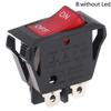 4Plug Power Rocker Switch Rf-1009 16A Control Switch With Led Light For Rongfeng On/Off/I/O Switch