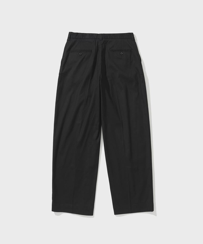 SHIRTER Flanders One Pleats Pants (Black)