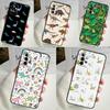 Samsung Galaxy A14 A34 A54 A12 A32 A52 A51 A71 A53 A33 A13 A15 A25 A35 A55 uchun Dinozavr Naqshli Telefon G'ilofi