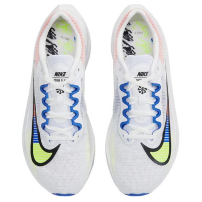 Nike Кроссовки для бега Zoom Fly 5 Мужские Низкие Белые/Желтые/Синие/Розовые Кроссовки повседневные DX1599-100