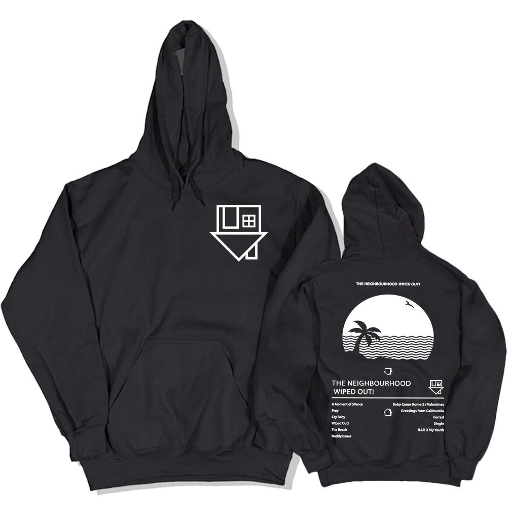 Альбом Wiped Out Принтованные Толстовки NBHD The Neighbourhood Band Свитшоты С Длинным Рукавом Толстовки Женская Мужская Одежда Sudaderas