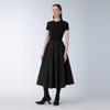 JNBY Elegant Hepburn Style Spliced A-Line Dress