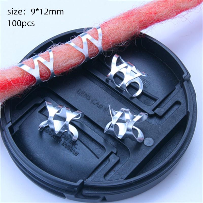 100/200 шт. серебряное золотое кольцо для волос для дредов, плетеные аксессуары для волос в стиле регги, аксессуары для волос в стиле хип-хоп, металлическая регулируемая пружина