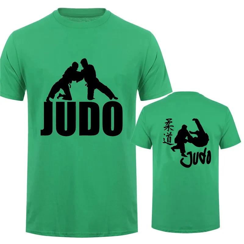Judo T-shirt for Men Summer T-shirt Tops Teenager Boy Judo Print Tshirt Tops Tees Anime T Shirt Short Sleeve Men Brand Clothing