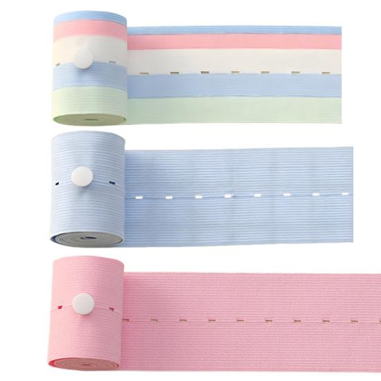 1 пара пояса для мониторинга плода с петлей-кнопкой, бандаж для мониторинга сердечного ритма плода