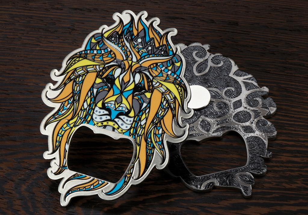 KADAX Otwieracz Stalowy Do Butelek Napojów Kapsli Lew